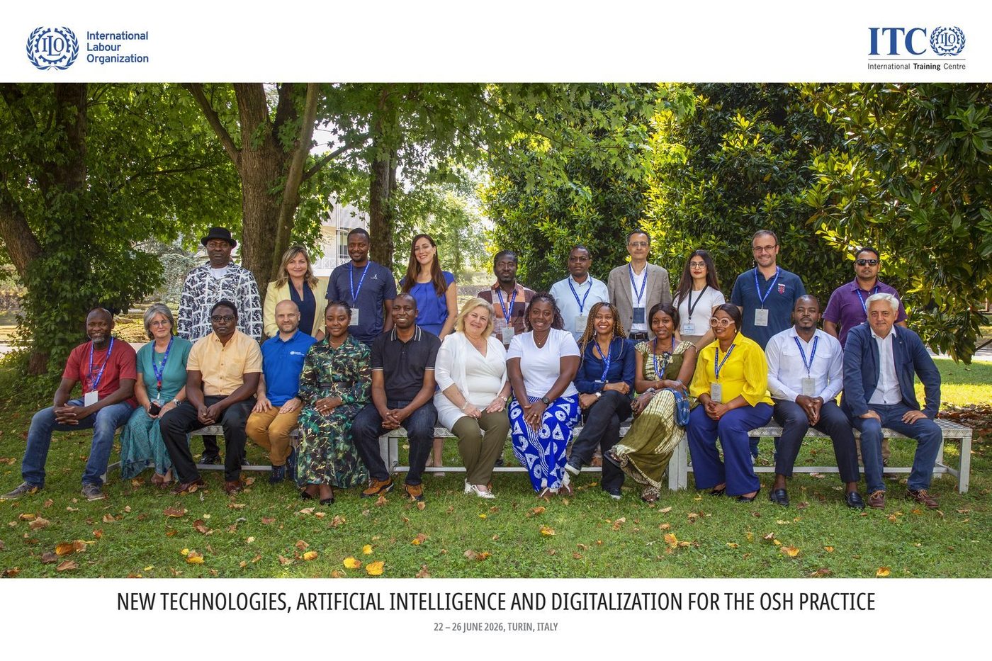 Federica Masci at the ILO International Training Centre course on new technologies, AI and digitalization for OSH practice, Turin, June 2026
