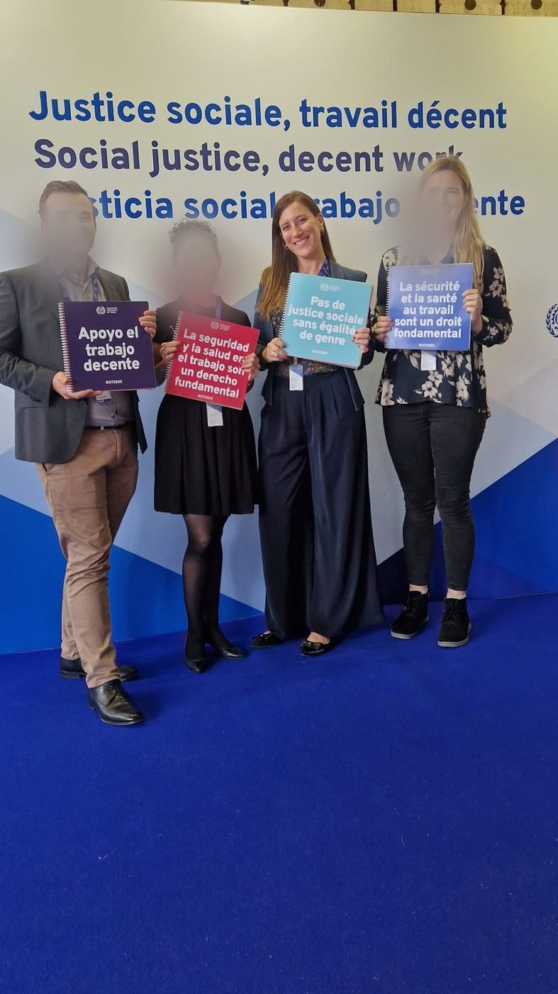 Federica Masci at the International Labour Conference, ILO Geneva